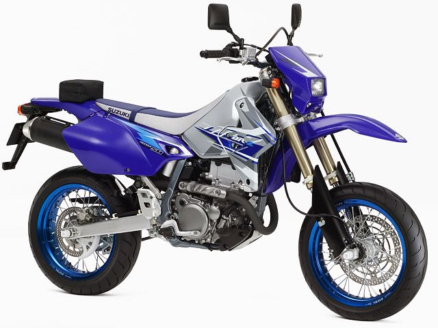 2007年 DR-Z400SMZ グランブルーNo.2/ミスティックシルバーメタリック（カタログメイン）