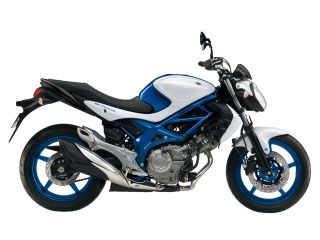 2012年 GLADIUS 650 ABSパールビガーブルー/グラススプラッシュホワイト