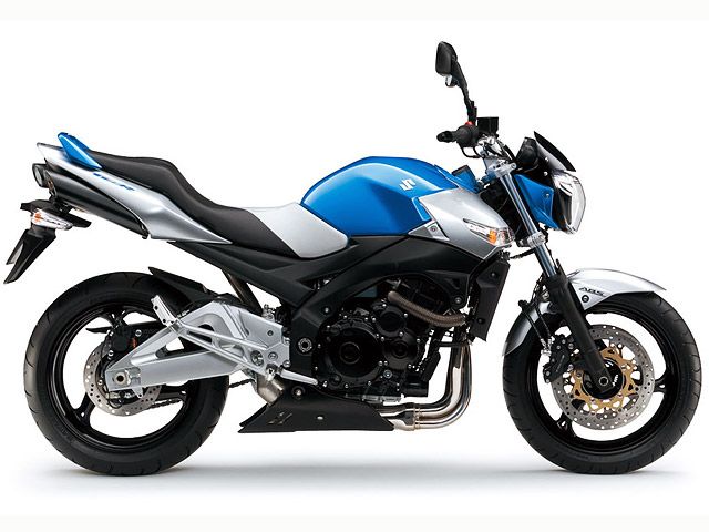 2009年 GSR600 ABS メタリックトリトンブルー×メタリックミスティックシルバー（カタログメイン）