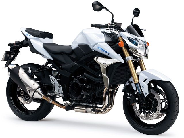 2011年 GSR750 パールグレッシャーホワイト（カタログメイン）