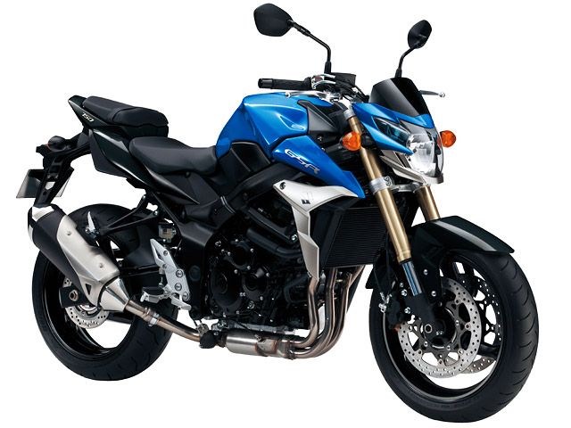 2012年 GSR750 メタリックトリトンブルー/グラススパークルブラック（カタログメイン）