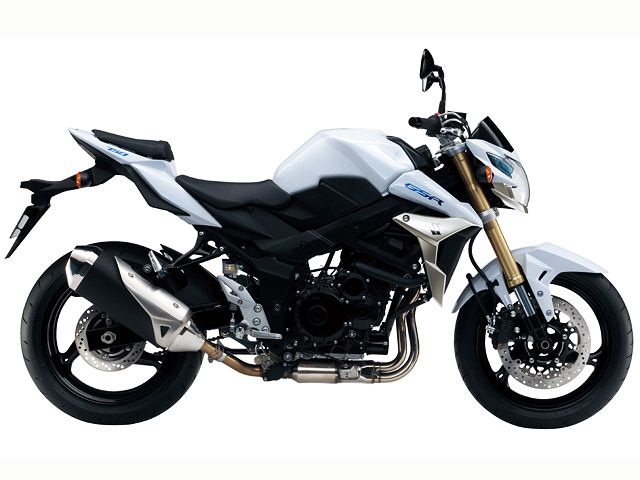 2012年 GSR750 ABS メタリックトリトンブルー/グラススパークルホワイト（カタログメイン）