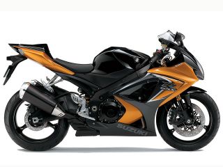 2008年 GSX-R1000ソリッドブラック/メタリックマジェスティックゴールド