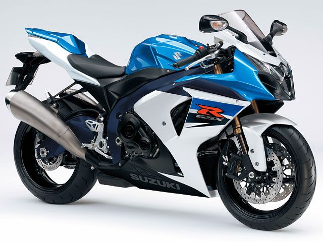 2011年 GSX-R1000 メタリックトリトンブルー/グラススプラッシュホワイト(カタログメイン)