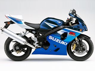 2005年 GSX-R600パールスズキディープブルーNo.2/グラススプラッシュホワイト