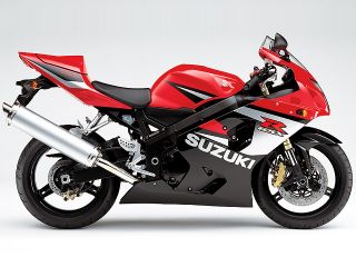 2005年 GSX-R600パールクリスタルレッド/ソリッドブラック