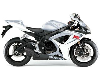 2006年 GSX-R600メタリックソニックシルバー/グラススプラッシュホワイト