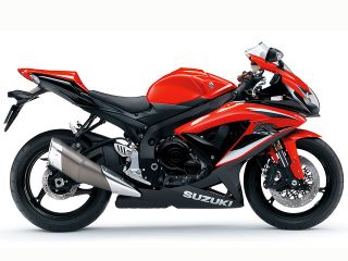 2009年 GSX-R600ソリッドブラック/キャンディマックスオレンジ