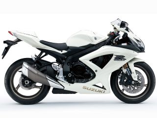 2009年 GSX-R600パールミラージュホワイト
