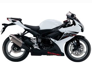 2013年 GSX-R600グラススパークルブラック/パールグレッシャーホワイト