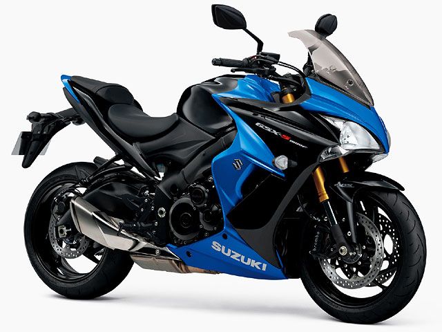 2017年 GSX-S1000F ABS グラススパークルブラック / トリトンブルーメタリック（カタログメイン）