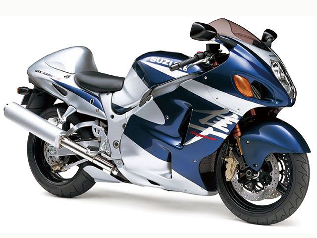 2003年 GSX1300R HAYABUSA パールスズキディープブルー×メタリックソニックシルバー(カタログメイン)