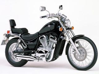 1994年 INTRUDER 400パールノベルティブラック（フラットハンドル）