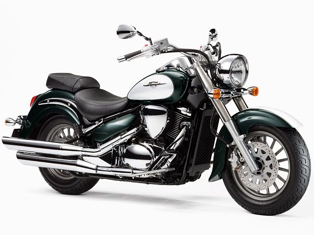 2009年 Intruder Classic 400 キャストホイール仕様 ミストグリーンメタリック×パールミラージュホワイト（カタログメイン）