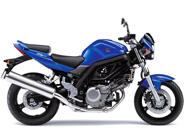 2007年 SV650 ABS パールビガーブルー(カタログメイン)