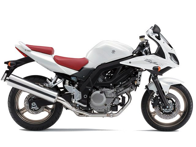 2008年 SV650S ABS パールミラージュホワイト（カタログメイン）