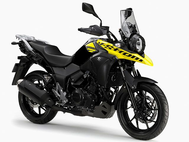2017年 V-Strom 250 パールネブラーブラック×ソリッドダズリンクールイエロー（カタログメイン）