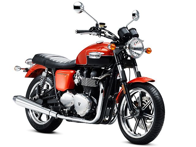 2011年 Bonneville SE インテンスオレンジ/ファントムブラック（カタログメイン）