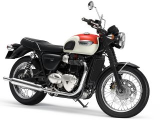 2017年 Bonneville T100ニューイングランドホワイト×インテンスオレンジ