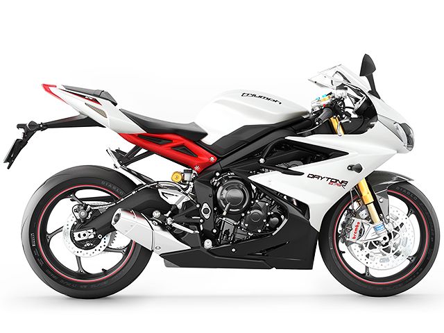2013年 Daytona 675R クリスタルホワイト/ジェットブラック（カタログメイン）