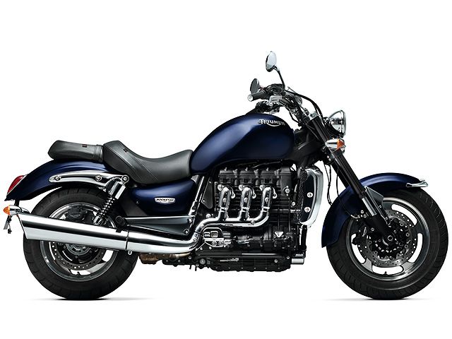 2012年 Rocket Ⅲ Roadster ブルーヘイズ(カタログメイン)