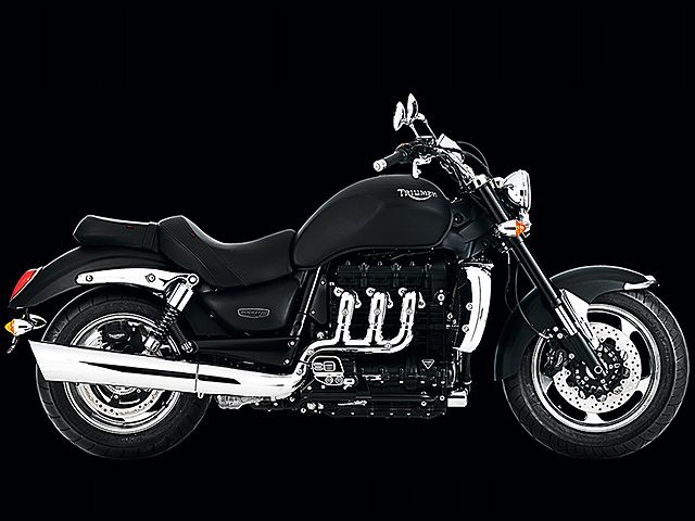 2010年 Rocket Ⅲ Roadster マットファントムブラック(カタログメイン)