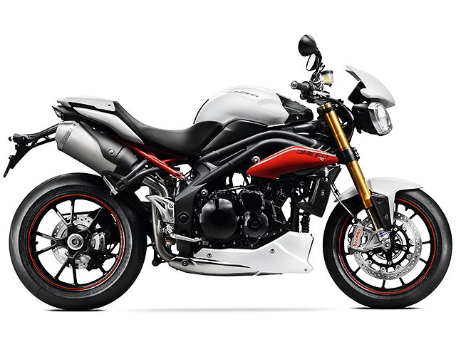 2015年 Speed Triple R クリスタルホワイト（カタログメイン）