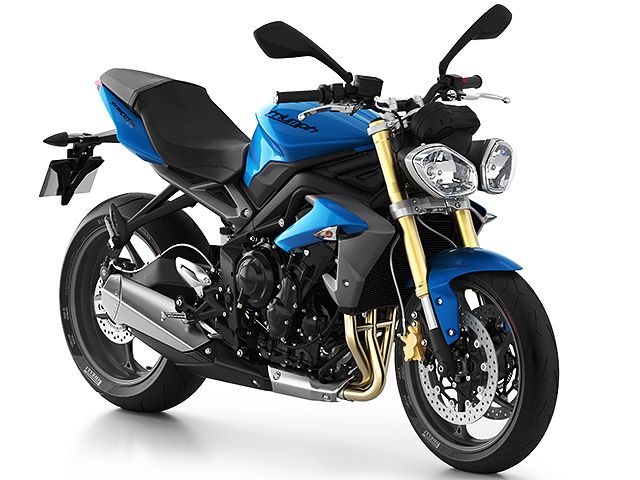 2013年 Street Triple 85 カリビアンブルー（カタログメイン）