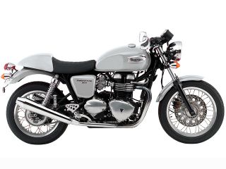 2008年 Thruxtonアルミニウムシルバー/レッドストライプ