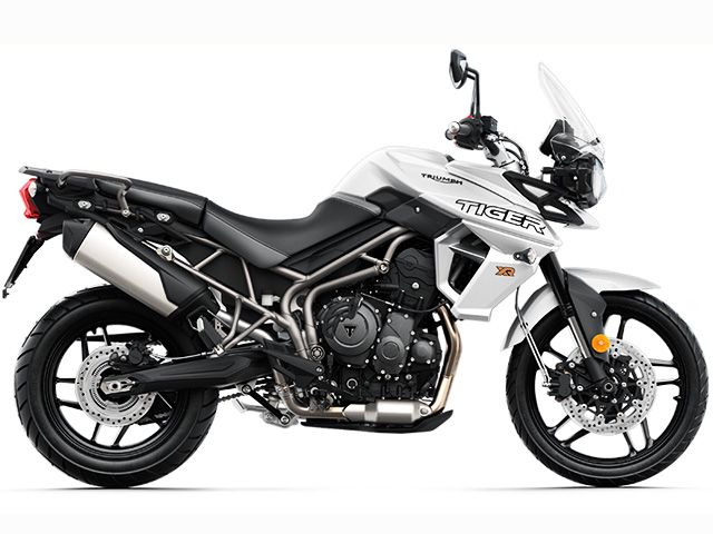 2018年 Tiger 800 XR クリスタルホワイト（カタログメイン）