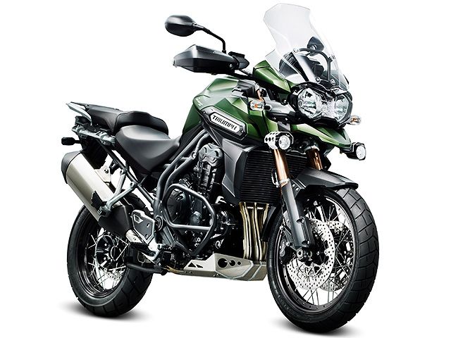 2013年 Tiger Explorer XC マットカーキグリーン（カタログメイン）