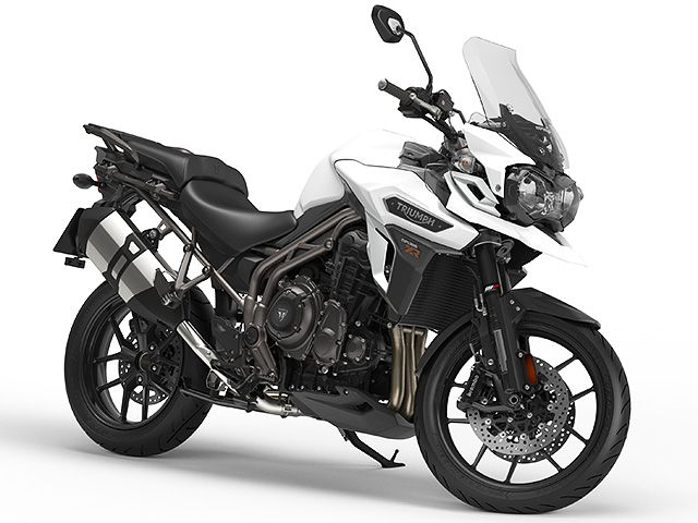 2016年 Tiger Explorer XR クリスタルホワイト（カタログメイン）