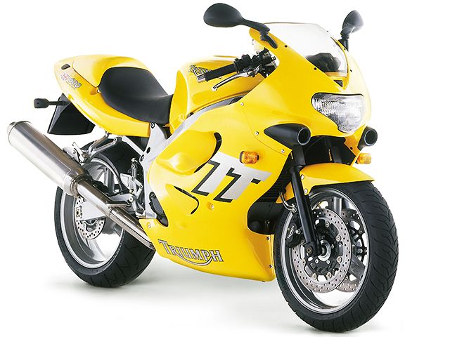 2001年 TT600 レーシングイエロー（カタログメイン）