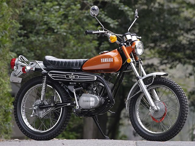 1971年 AT125 マンダリンオレンジ(写真は北米仕様)(カタログメイン)