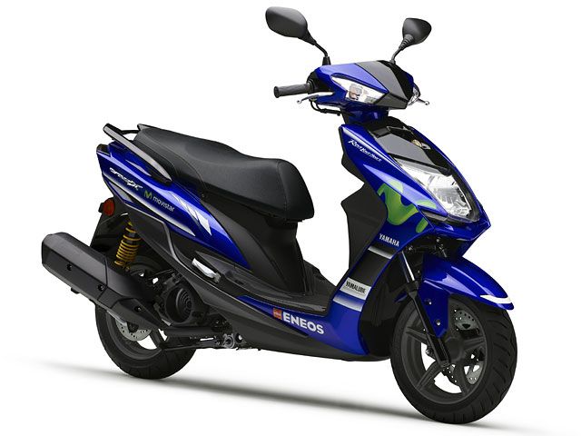 2018年 CYGNUS X SR Movistar Yamaha MotoGP Edition ディープパープリッシュブルーメタリックC(カタログメイン)