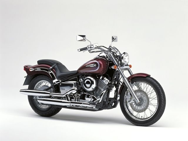 1999年 DragStar 400 ダークパープリッシュレッドカクテル3(カタログメイン)