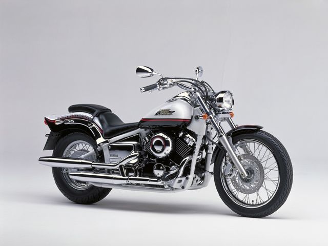 2000年 DragStar 400 ブルーイッシュホワイトカクテル1(カタログメイン)