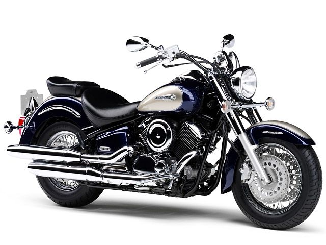 2007年 DragStar Classic 1100 ダークパープリッシュブルーメタリックU（カタログメイン）