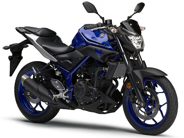 2017年 MT-03 ディープパープリッシュブルーメタリックC（カタログメイン）