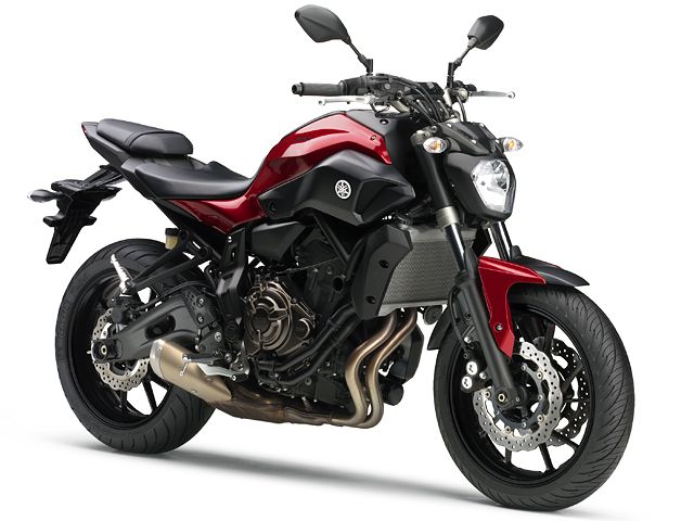 2016年 MT-07 ディープレッドメタリックK（カタログメイン）