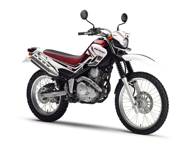 2012年 SEROW 250 パープリッシュホワイトソリッド1（カタログメイン）