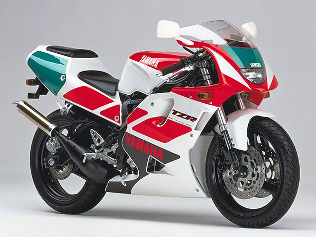 1991年 TZR250R シルキーホワイト（カタログメイン）