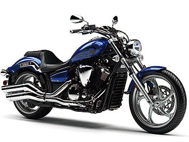 2011年 XVS1300CA ビビッドパープリッシュブルーカクテル5(カタログメイン)