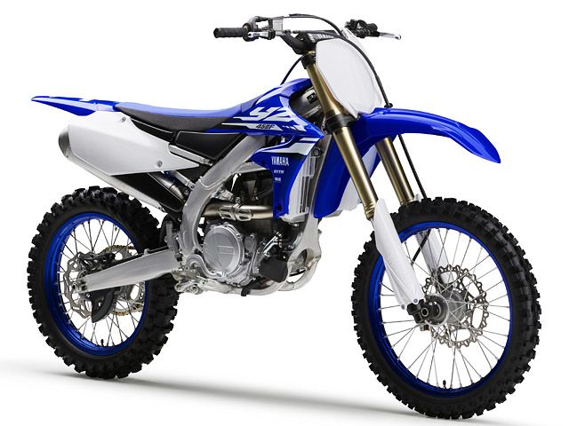 2018年 YZ450F ディープパープリッシュブルーソリッドE（カタログメイン）