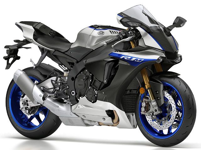 2017年 YZF-R1M ブルーイッシュホワイトメタリック2（カタログメイン）