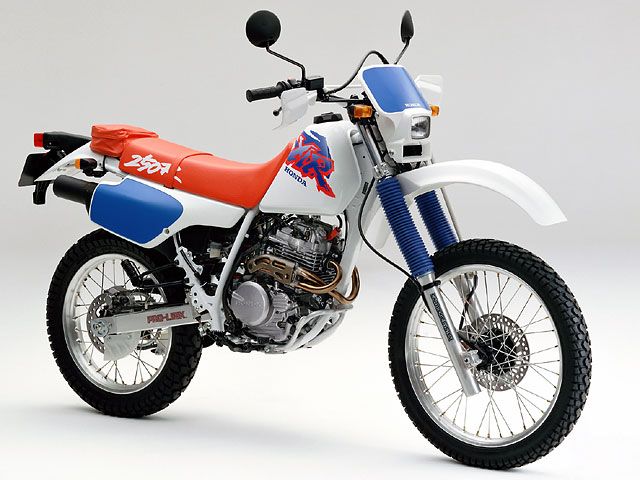 1993年 XLR250R シャスタホワイト（カタログメイン）