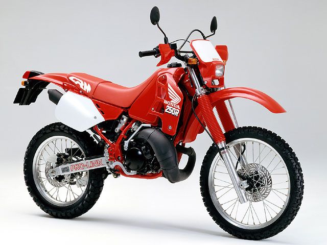 ホンダ ＣＲＭ２５０Ｒ ＭＤ２４－１４０ 現状 エンジン始動OK 書類有り １９９５年 ウラヌスバイオレット - オートバイ