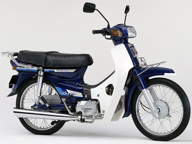 1989年 Cub 100 EX キャンディアリューシャンブルー（カタログメイン）