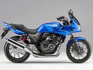 2018年 CB400 SUPER BOL D'OR ABS E Packageグリントウェーブブルーメタリック（写真はEパッケージ非搭載）