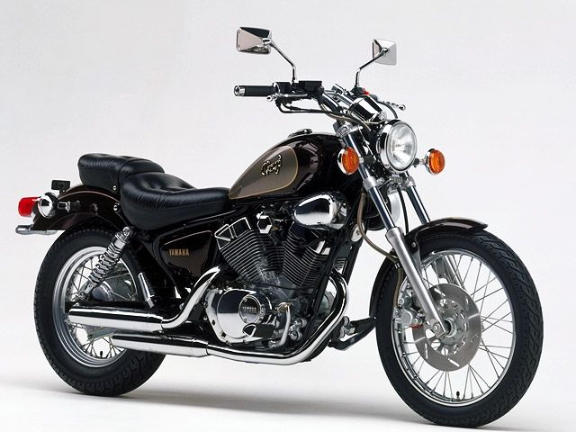 1992年 XV250 Virago フラットハンドル仕様 ミヤビマルーン（カタログメイン）